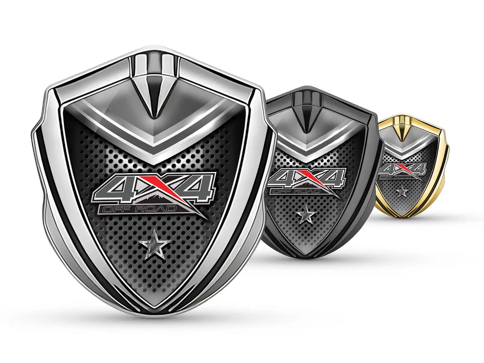 Metal Domed Emblem Durable Style